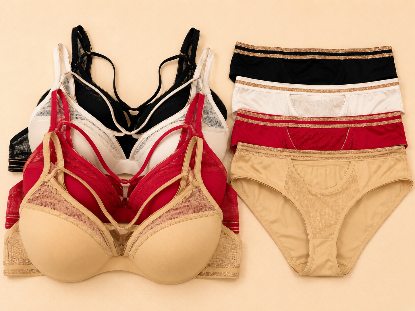 Luxury Mesh Bra + Panty Set