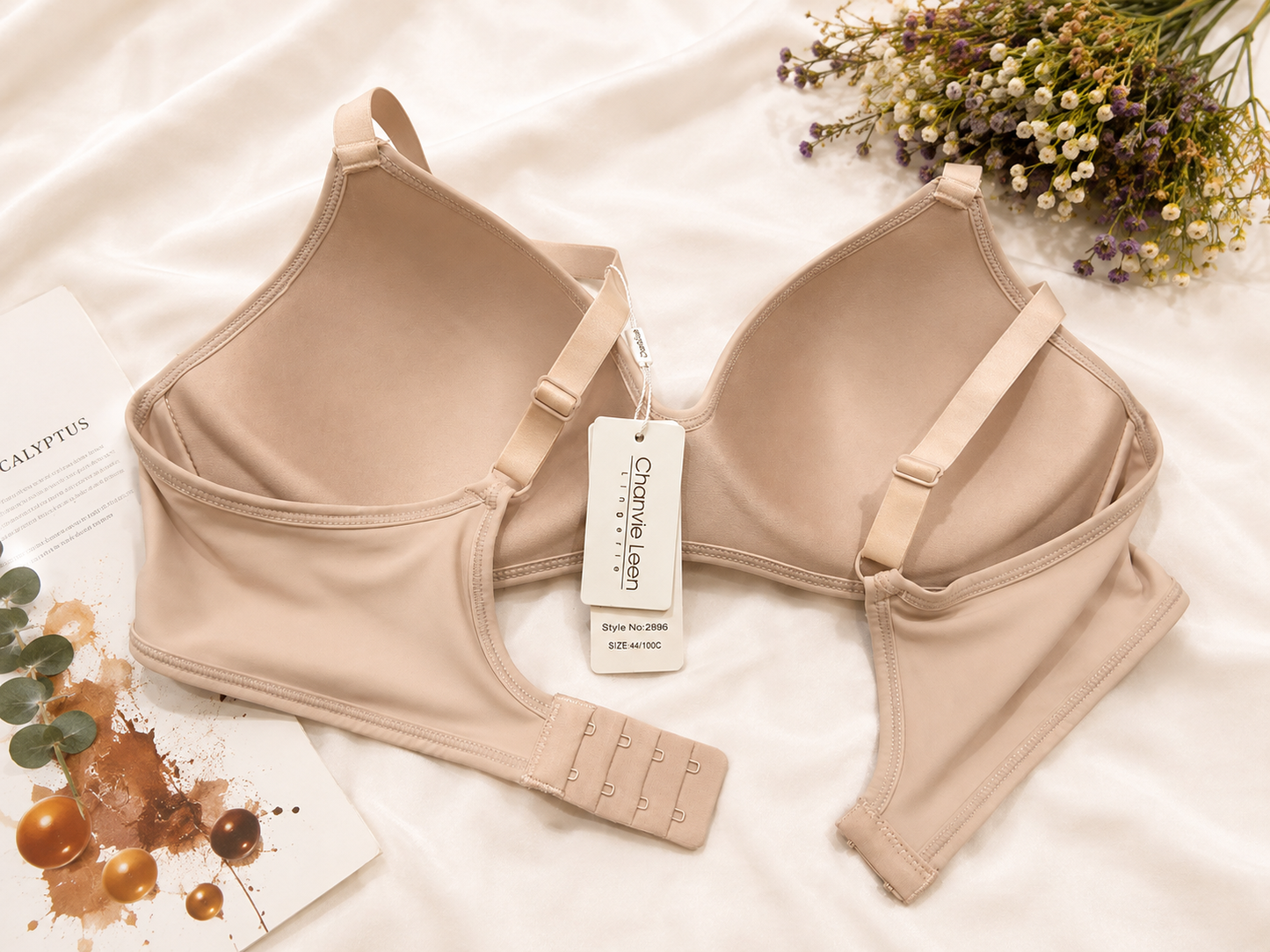 Chanvie Leen Premium Seamless Wire-Free Padded T-Shirt Bra