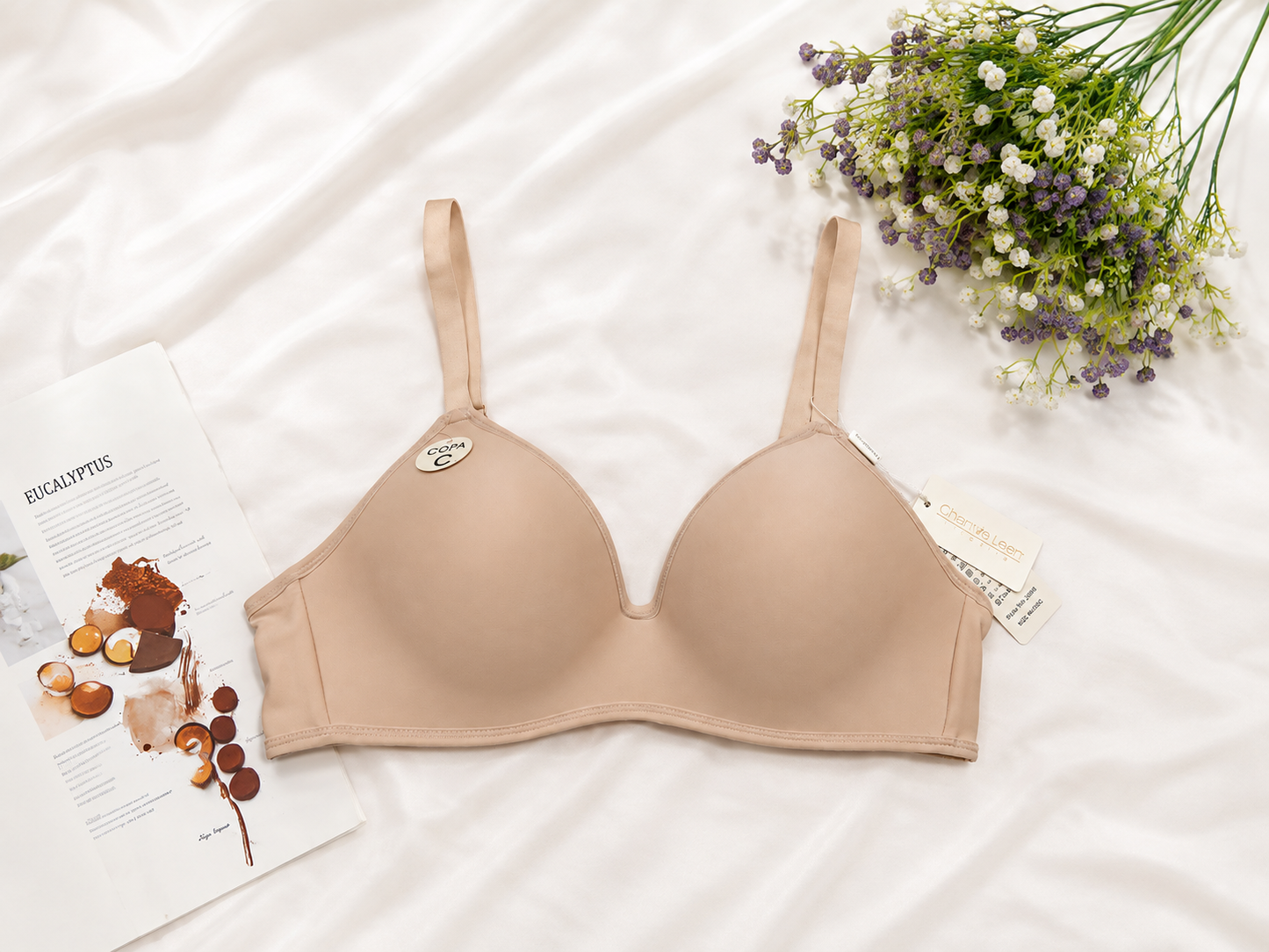 Chanvie Leen Premium Seamless Wire-Free Padded T-Shirt Bra