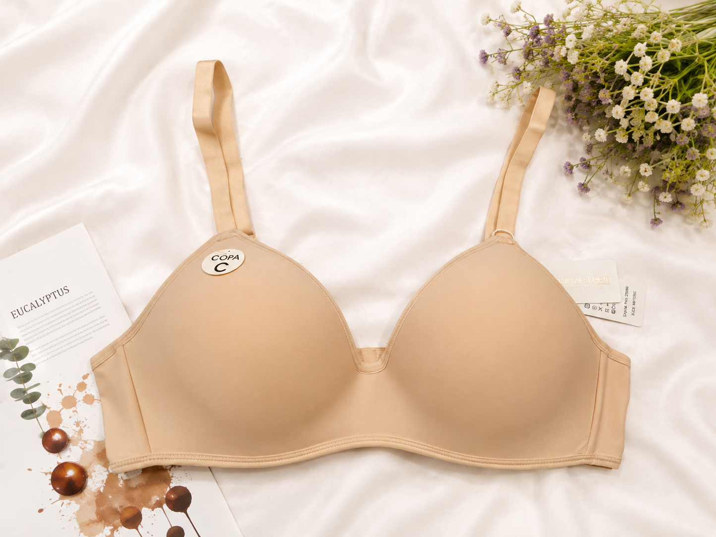 Chanvie Leen Premium Seamless Wire-Free Padded T-Shirt Bra